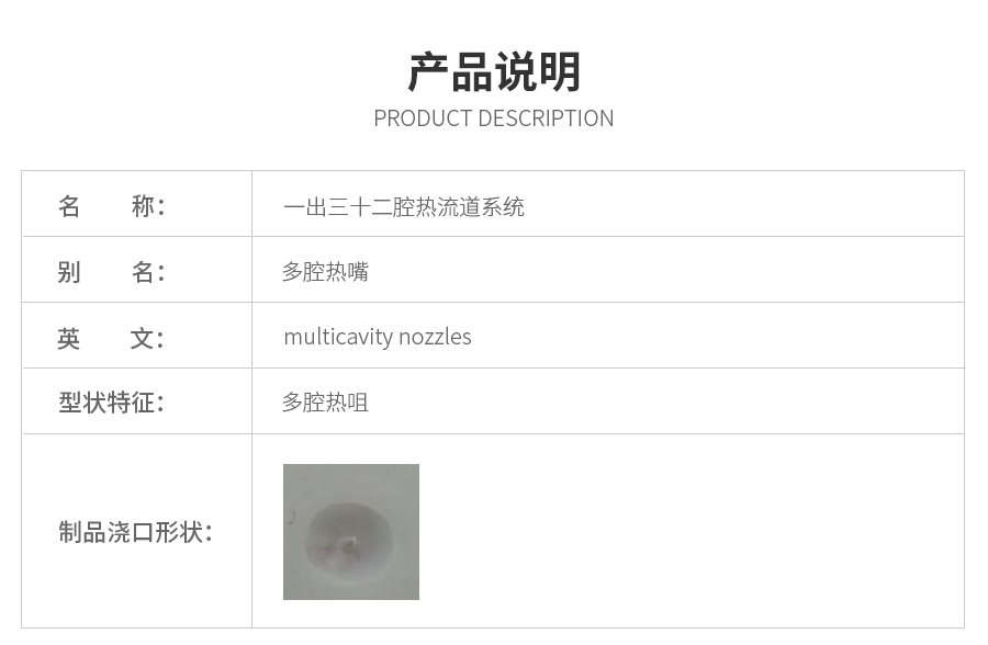 1X32腔模具回民熱流道的圖片